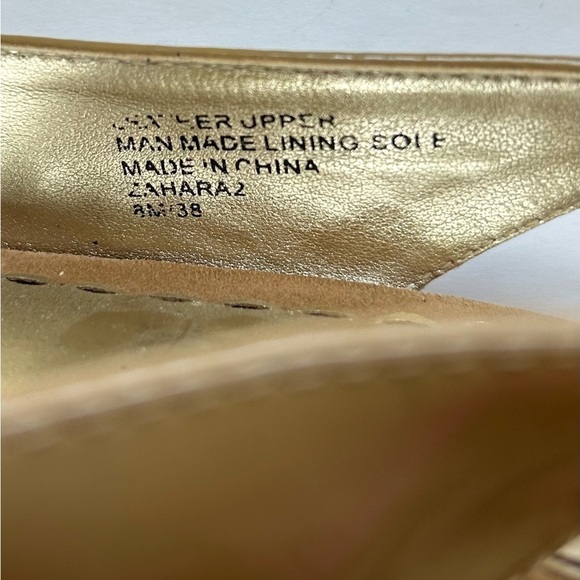 BEBE/high heel shoes/Zahara style/sueded front Patton leather/size 8 - Picture 7 of 8